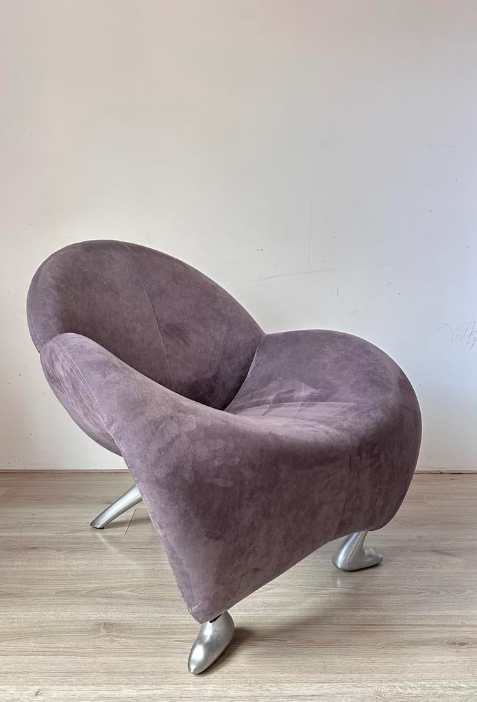 2 Leolux Papageno design fauteuils, Ophalen, Zo goed als nieuw, 75 tot 100 cm, 50 tot 75 cm