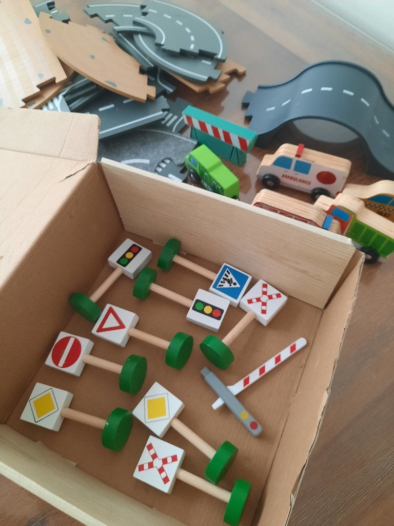 Auto's en wegen speelgoed, Kinderen en Baby's, Ophalen of Verzenden, Gebruikt