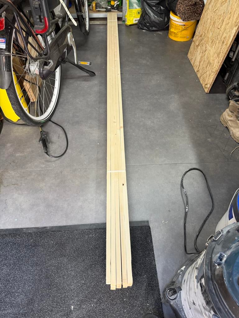 Panlatten 22x48x2700mm - 10 stuks, Doe-het-zelf en Verbouw, Hout en Planken, Ophalen, Minder dan 25 mm, Nieuw, 250 tot 300 cm