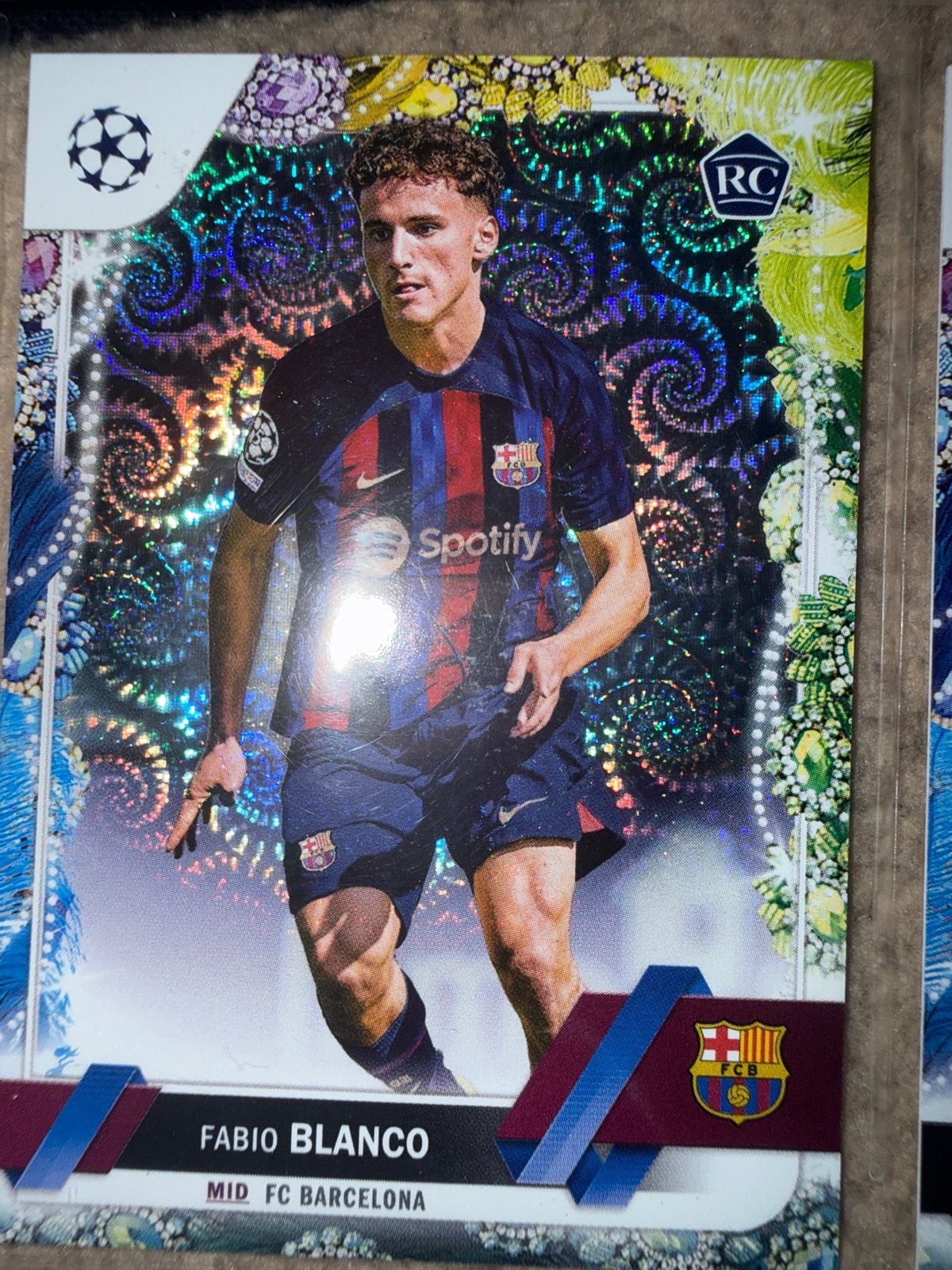 Fabio Blanco FC Barcelona Spelerskaart, Ophalen of Verzenden, Zo goed als nieuw, Buitenlandse clubs, Spelerskaart