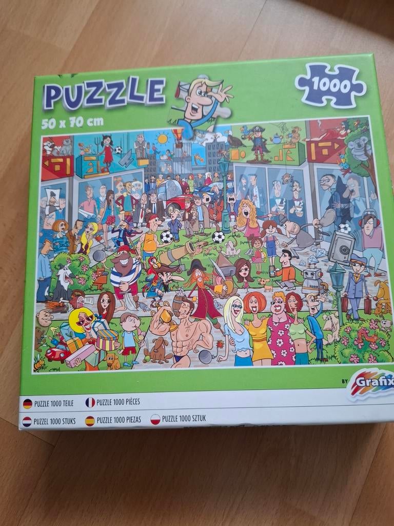 Grafix Puzzel 1000 stukjes - 50 x 70 cm, Ophalen of Verzenden, 500 t/m 1500 stukjes, Zo goed als nieuw, Legpuzzel