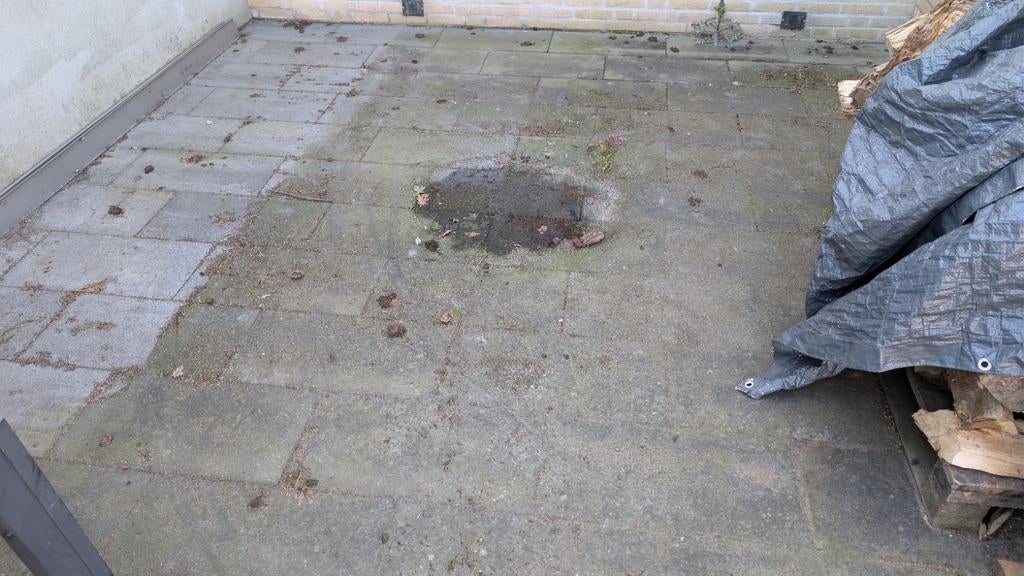 Terrastegels 60x30x6 (11m2), Ophalen, Gebruikt, 10 m² of meer, Beton
