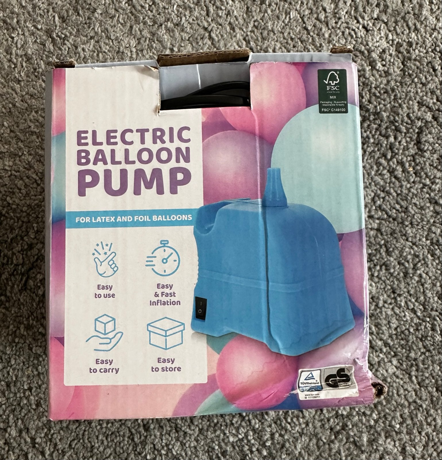 Elektrische ballonnenpomp, Ophalen, Nieuw, Feestartikel, Verjaardag