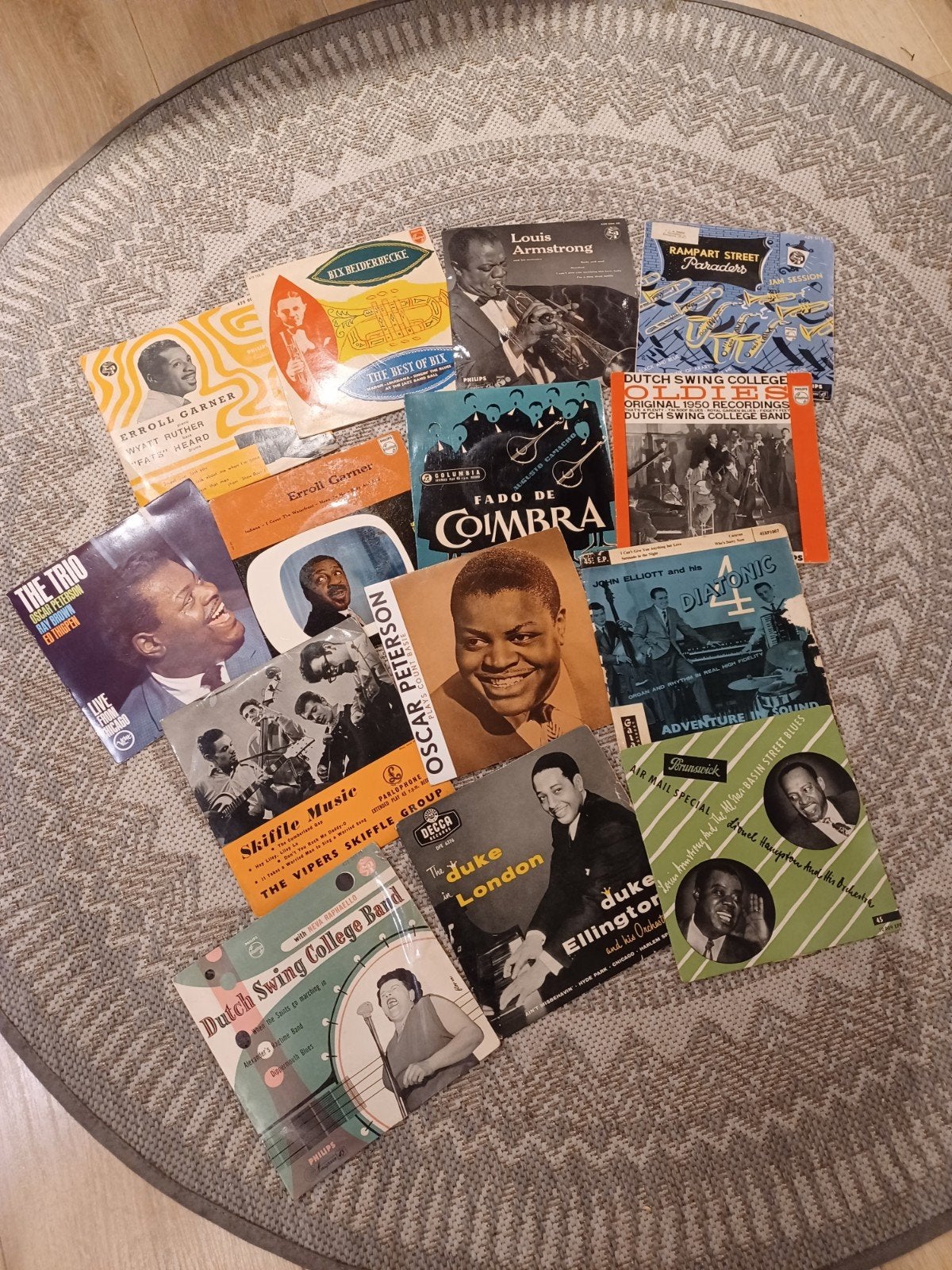 14 Jazz EP's / 45 toeren singles / jaren 50 - 60, EP, Ophalen of Verzenden, Jazz, EP