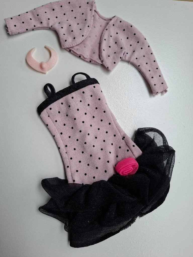 barbie outfit dinnerdate retro 1989 Mattel., Verzamelen, Ophalen of Verzenden, Zo goed als nieuw, Kleertjes