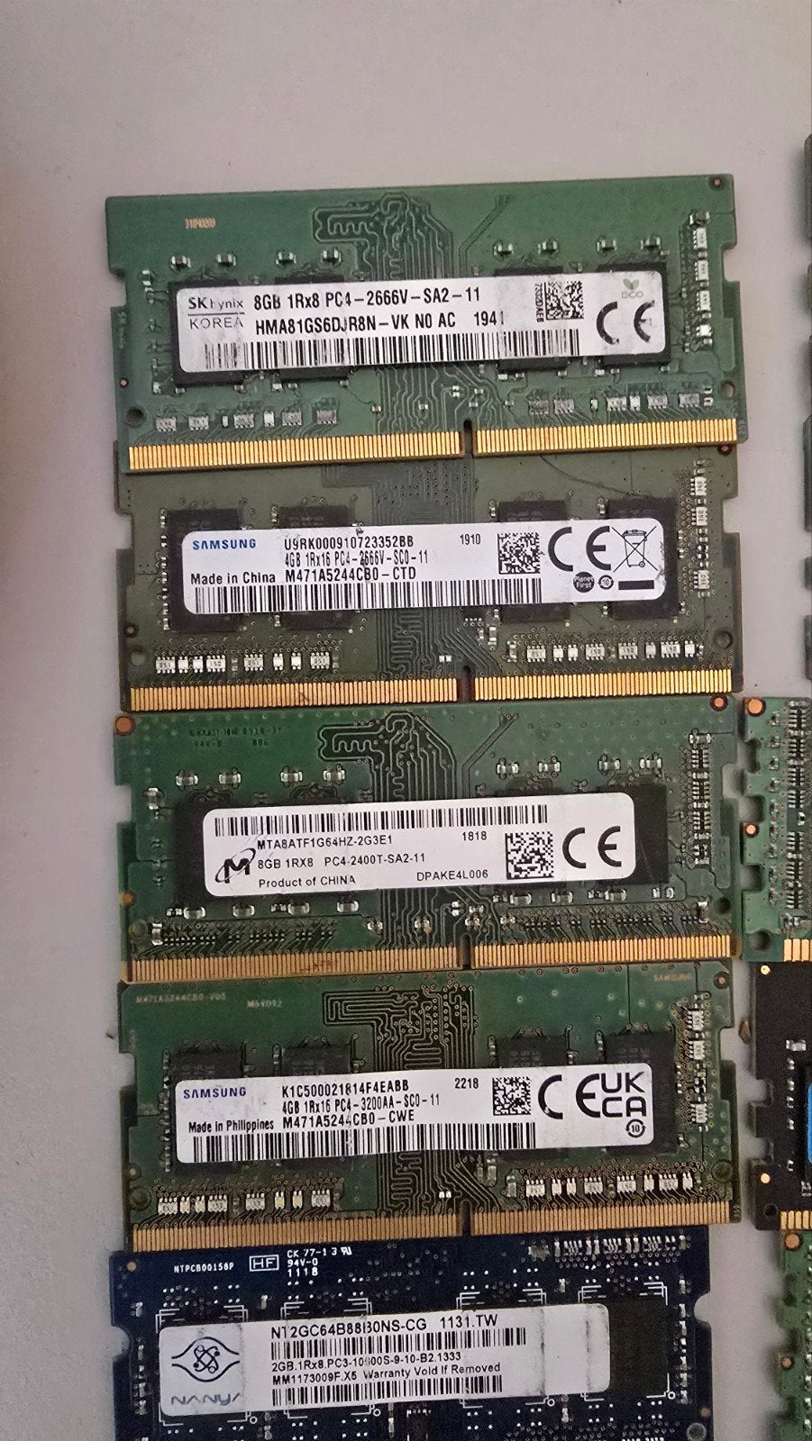 DDR3 en DDR4 RAM Geheugen (4GB - 8GB), Gebruikt, Server, DDR4, 8 GB