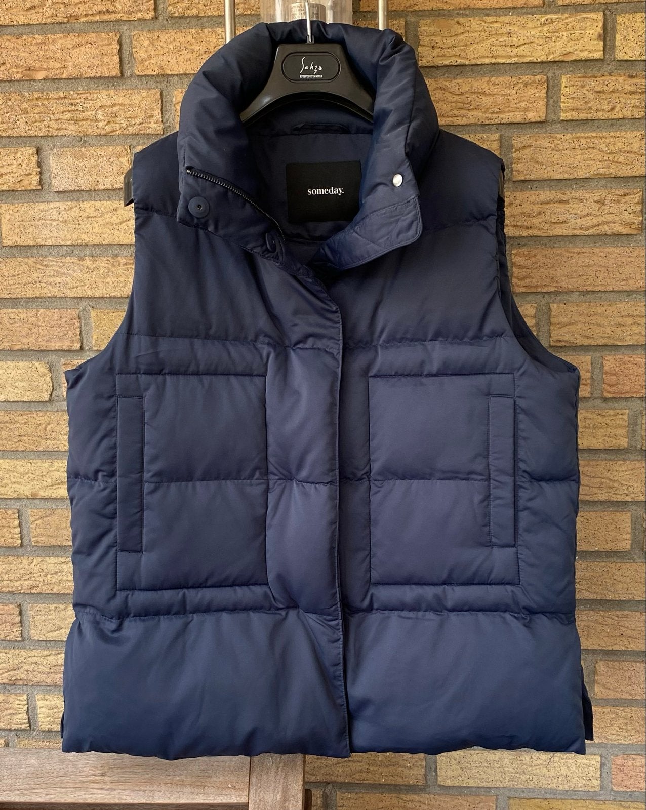 Someday Bodywarmer maat 36 Donkerblauw Nieuw met kaartjes, Verzenden, Nieuw, Maat 36 (S), Blauw