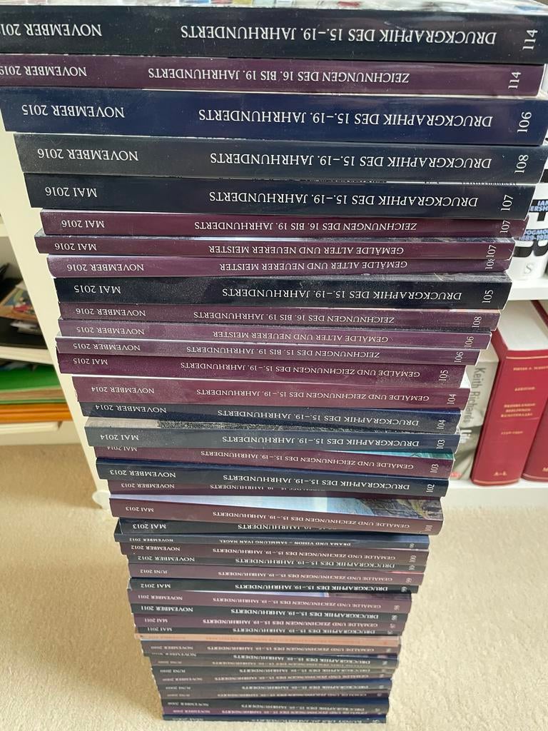 Catalogi veilinghuis Bassenge tekeningen & drukgrafiek, Ophalen, Zo goed als nieuw