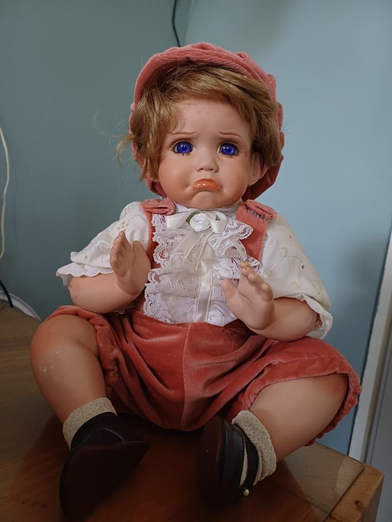 Nieuwe Babypop met Roze Kleding en Hoedje, Ophalen of Verzenden