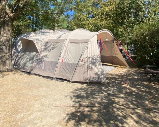 Tunneltent Nomad Lodge 5.1, Caravans en Kamperen, Tenten, Ophalen, Zo goed als nieuw, Tot en met 5