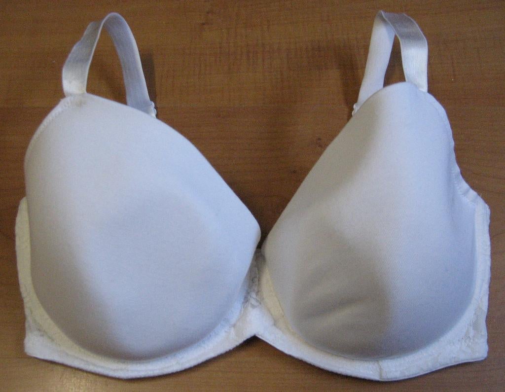 Witte BH 75F H&M., H&M, Ophalen of Verzenden, Wit, BH