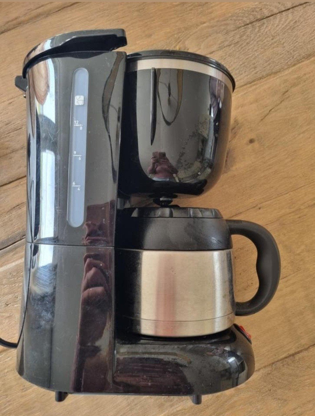 Tefal c1440 koffiezetapparaat, Witgoed en Apparatuur, Gebruikt, 10 kopjes of meer, Koffiemachine, Gemalen koffie