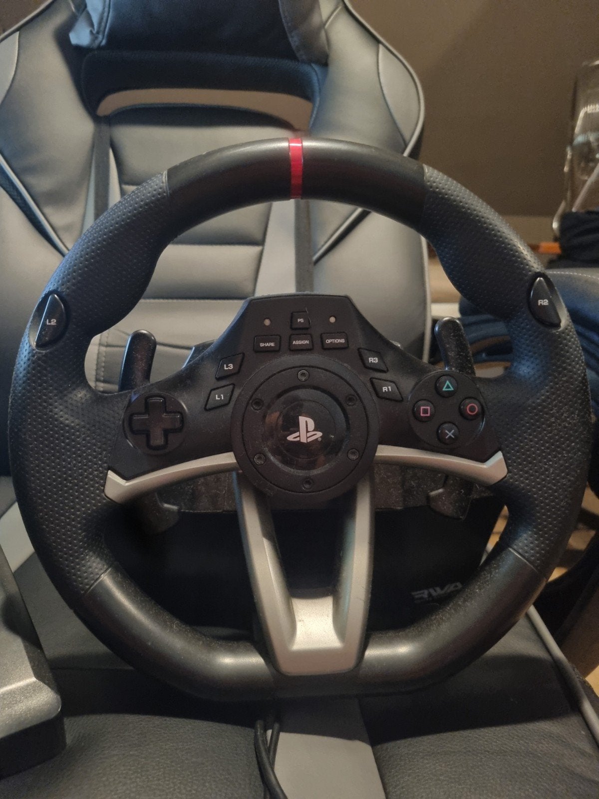 PS4 Stuur en Pedalen Set - Hori Racing Wheel Apex, Spelcomputers en Games, Ophalen, Gebruikt, Stuur of Pedalen, PlayStation 4