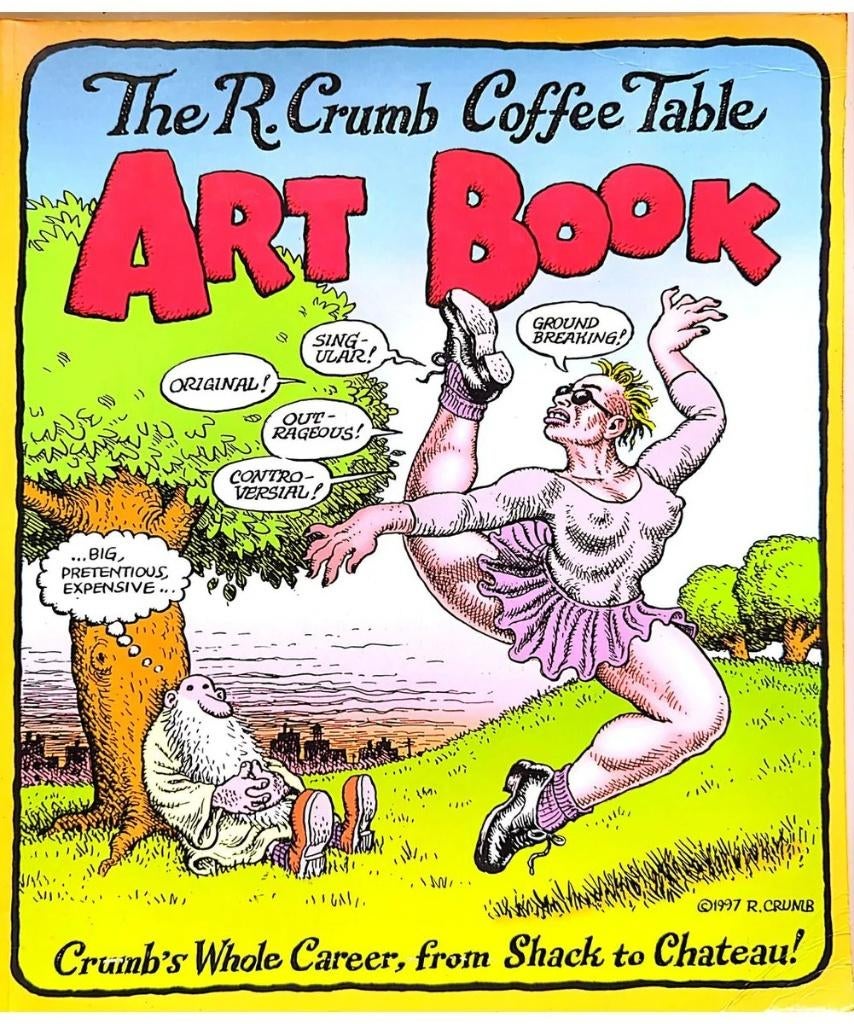 The R. Crumb Coffee Table ART BOOK 1998 Peter Poplaski, Boeken, Strips | Comics, Eén comic, Amerika, Ophalen of Verzenden, Zo goed als nieuw