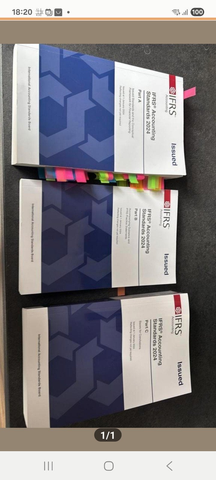 IRFS ACCOUNTANT STANDARDS 2024, Ophalen of Verzenden, Beta, Gelezen, Overige niveaus