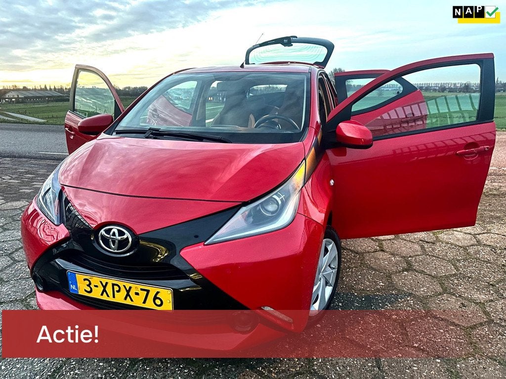 Toyota Aygo 1.0 ACTIE: NU TOT €500 KORTING! NAP| 5DRS| NIE, Euro 5, 4 stoelen, Origineel Nederlands, Bedrijf