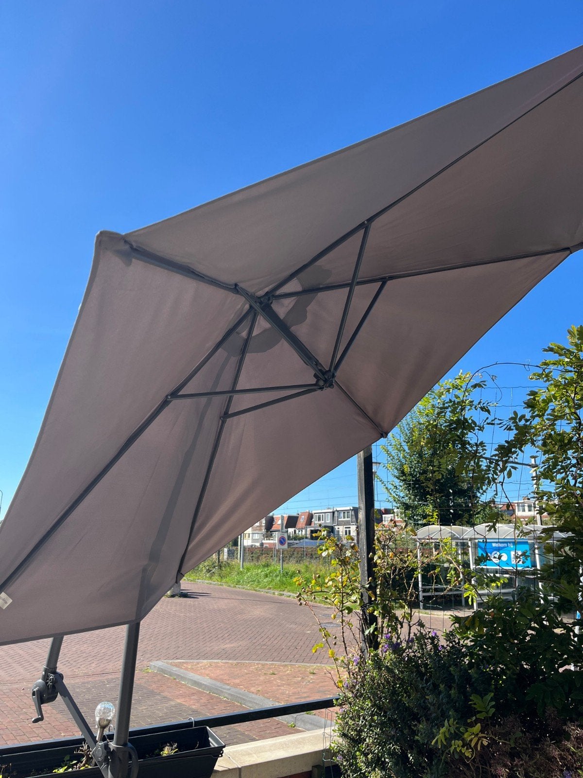 Zweefparasol Hesperide, Tuin en Terras, Ophalen, Gebruikt, Zweefparasol