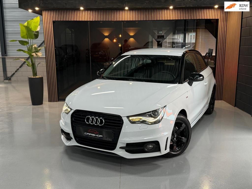 Audi A1 1.2 TFSI 86PK Pro Line S PDC/STOELVRM/AIRCO/APK, Voorwielaandrijving, Zwart, Elektrische ramen, Wit