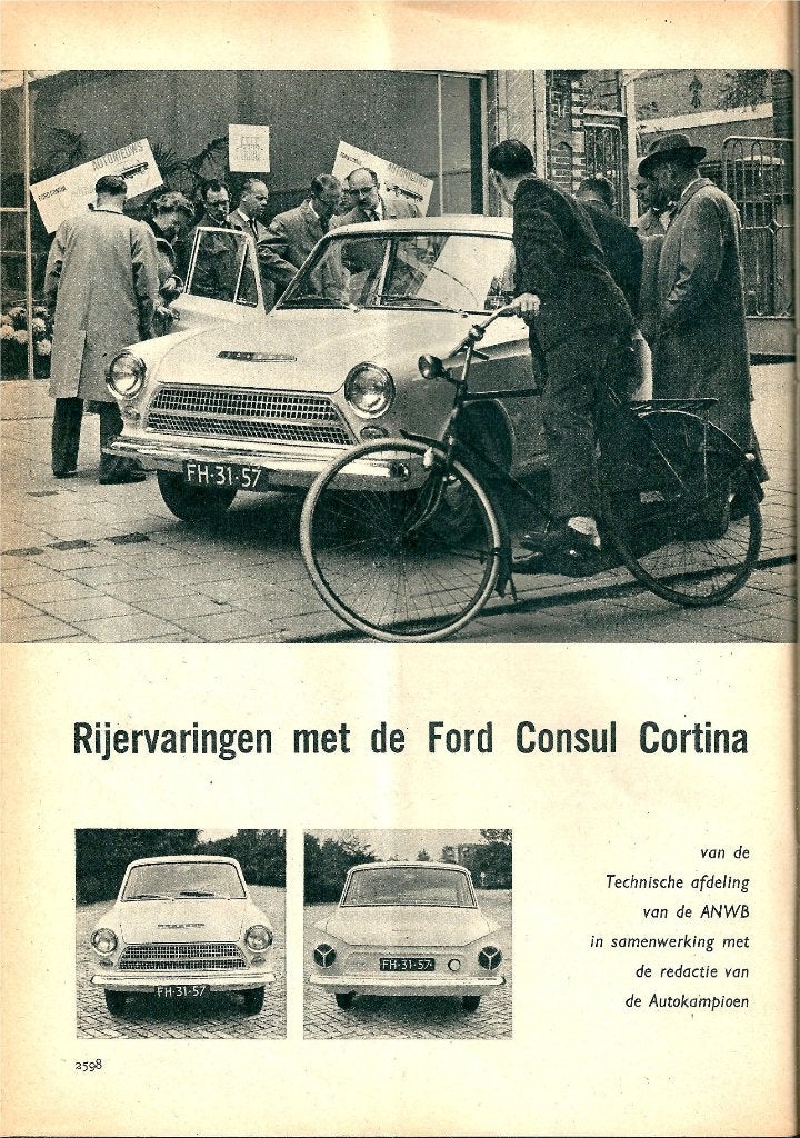 Autokampioen test Ford Consul Cortina 1962, Ophalen of Verzenden, Gelezen, Ford