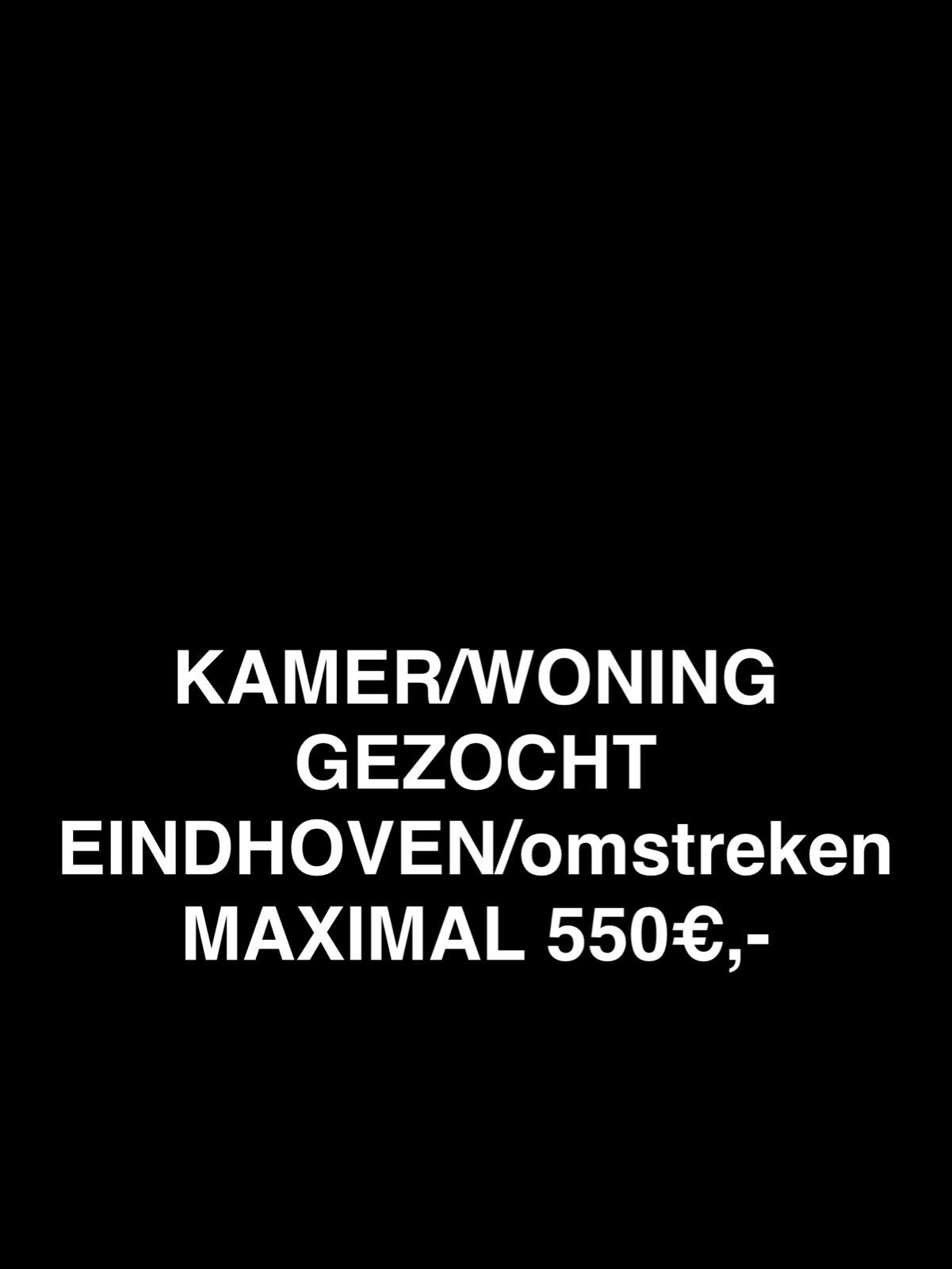 WONING GEZOCHT