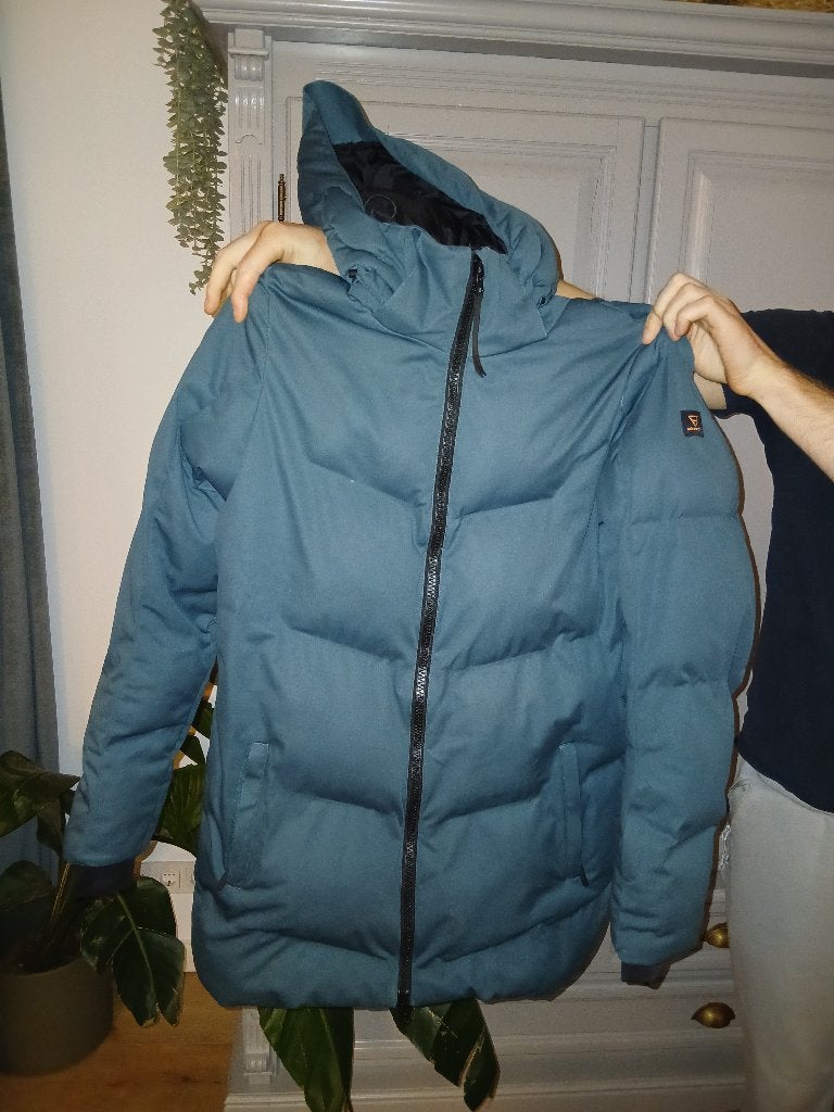 Winterjas dames lang, Maat 38/40 (M), Zwart, Ophalen of Verzenden, Zo goed als nieuw