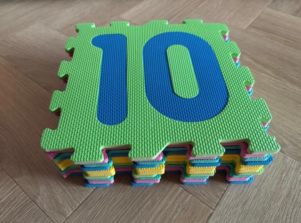 Foam Puzzelmat Cijfers (0-10) - Educatief Speelgoed, Ophalen of Verzenden, Gebruikt, Overige typen