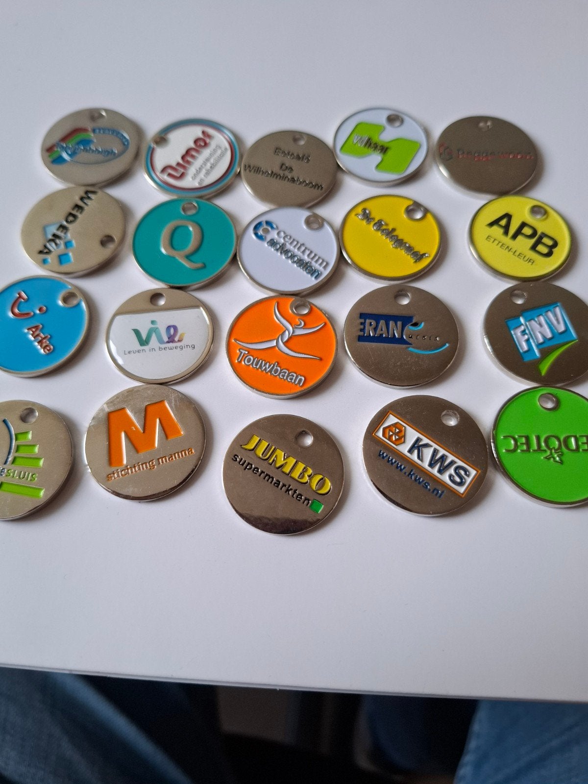 Diverse winkelwagenmuntjes - Set van 20, Ophalen of Verzenden
