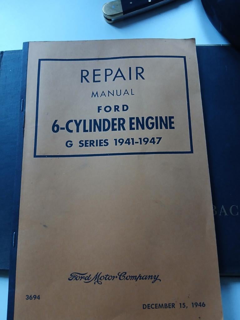 Repair manual ford 6 cilinder engine G series 1941-1947, Ophalen of Verzenden