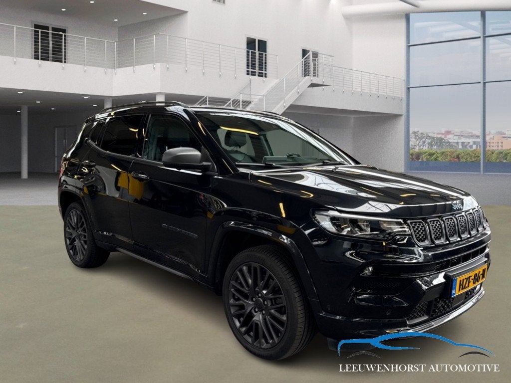 Jeep Compass 4xe 190 Plug-in Hybrid Electric Limited Busines, Automaat, Zwart, Bedrijf, Vierwielaandrijving
