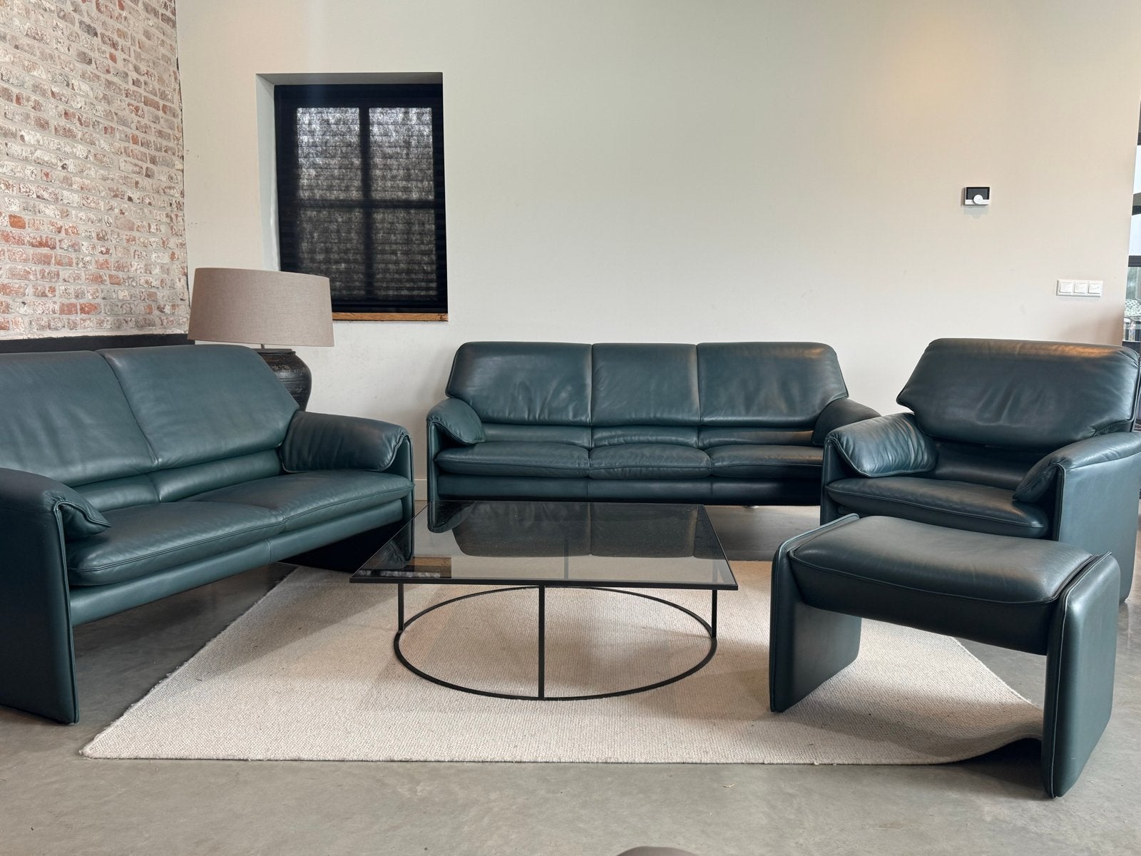 Leolux Bora Bèta-set: 3-zitsbank, 2-zitsbank en fauteuil