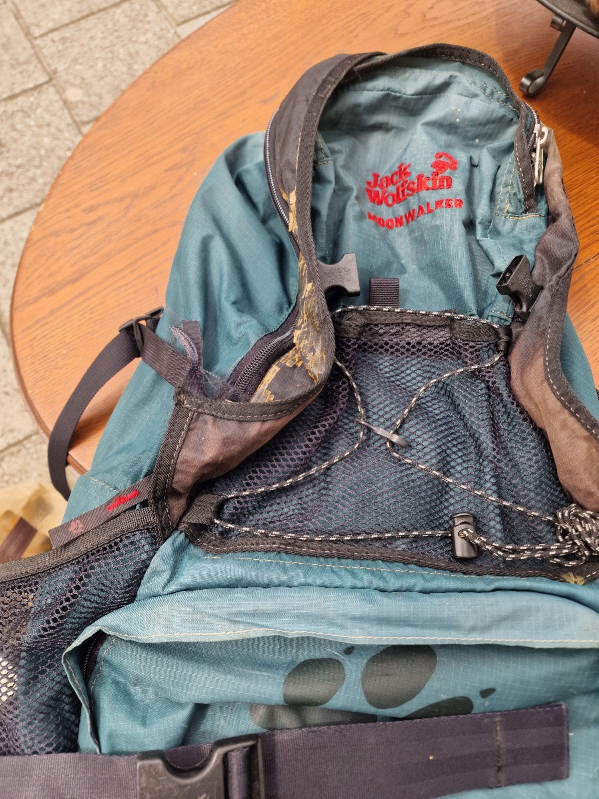 Jack Wolfskin Moonwalker Rugzak - ACS Systeem, Gebruikt, 25 tot 40 cm, Trekking, Ophalen