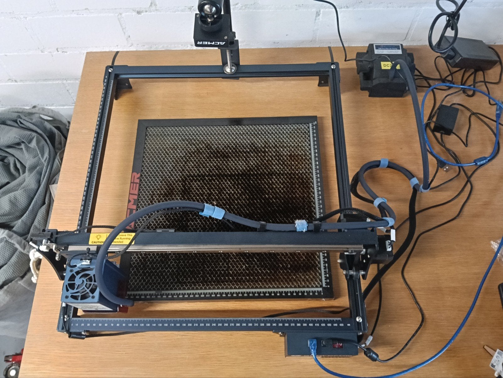 SCULPFUN S30 Pro Max Lasergraveerder met camera, Ophalen of Verzenden, Zo goed als nieuw, SCULPFUN