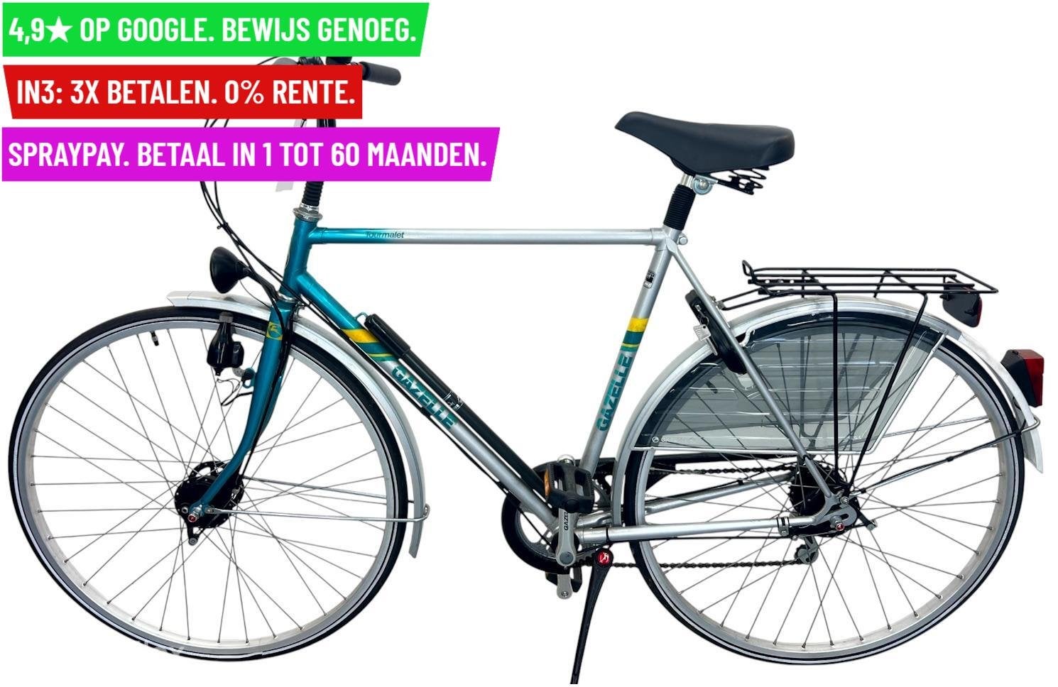 Herenfiets Gazelle Tourmalet 28"/57cm/5ver - Garantie, Fietsen en Brommers, Fietsen | Heren | Herenfietsen, 9713 Bv Groningen