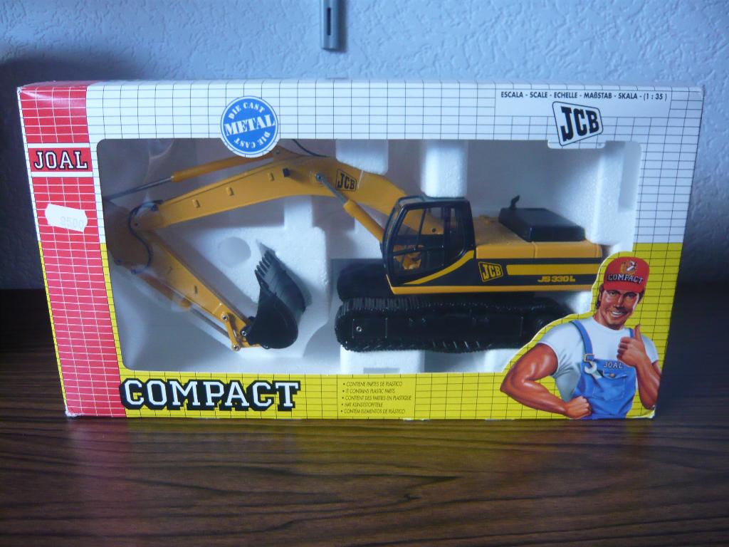 Joal Compact JCB JS330L graafmachine 1:35 nieuw in doos, Ophalen, Nieuw, Tractor of Landbouw, Joal