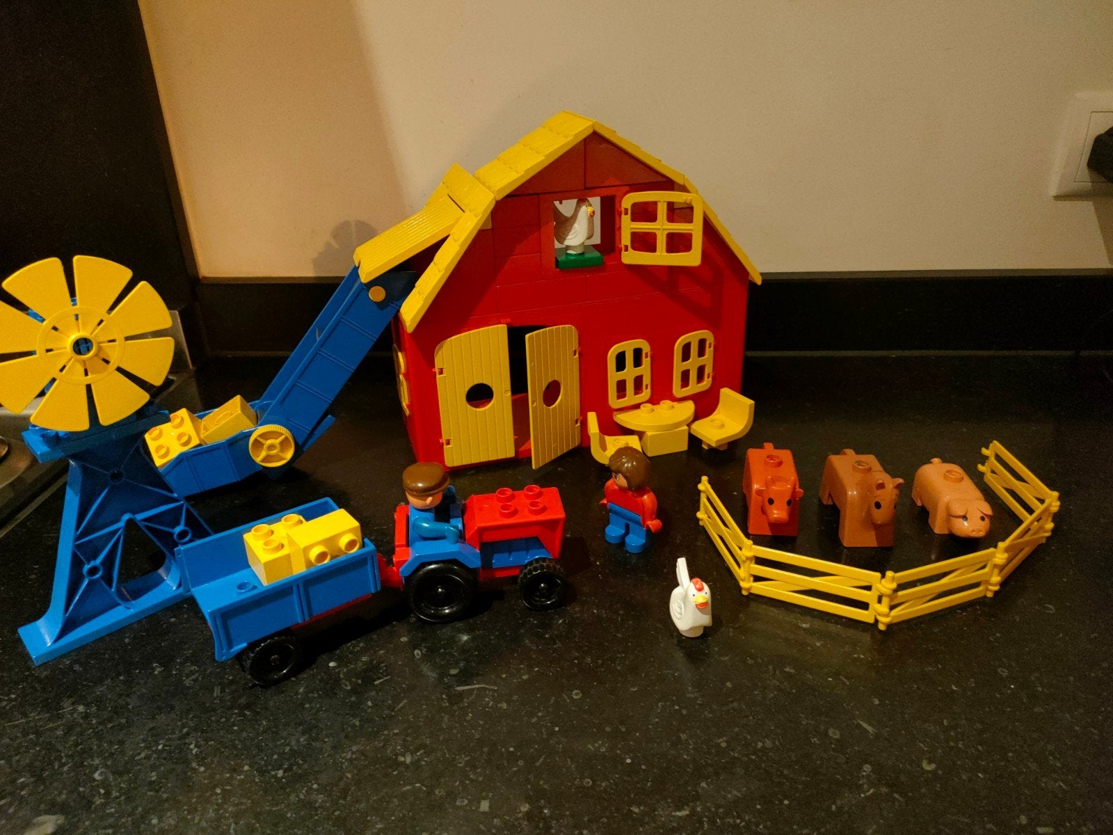 Duplo 2655 Boerderij Vintage, Ophalen of Verzenden, Gebruikt, Overige typen, Duplo