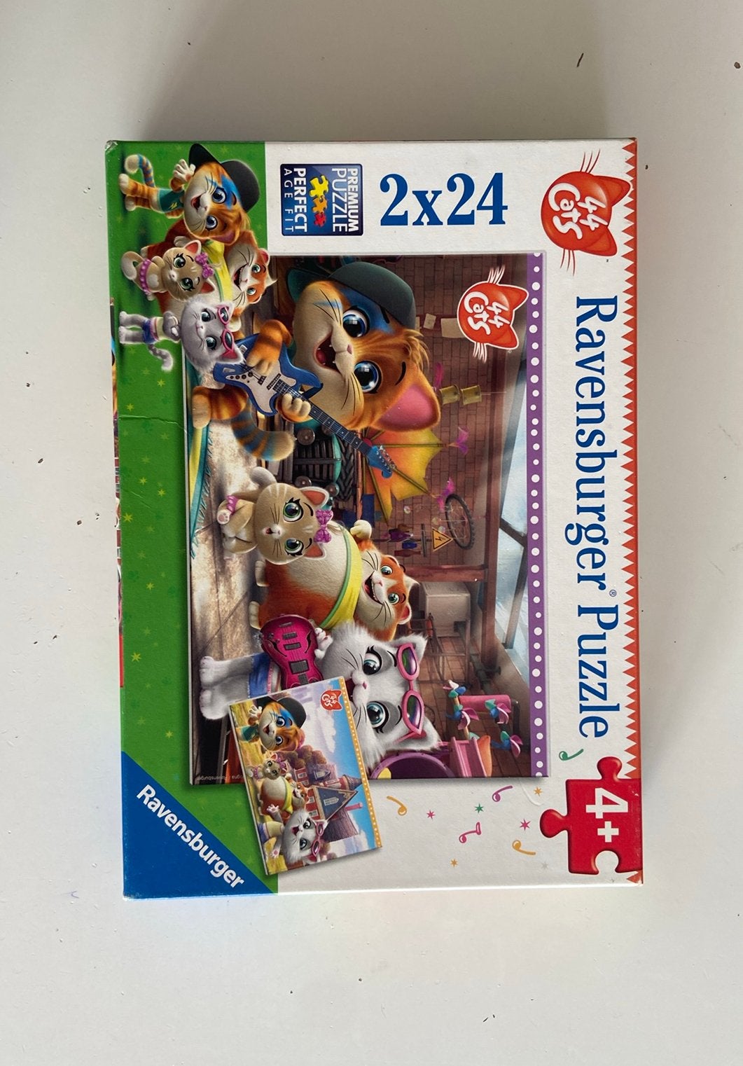 Ravensburger 44 Cats Puzzel, 2x 24 stukjes, Ophalen of Verzenden, 10 tot 50 stukjes, Zo goed als nieuw, 4 tot 6 jaar