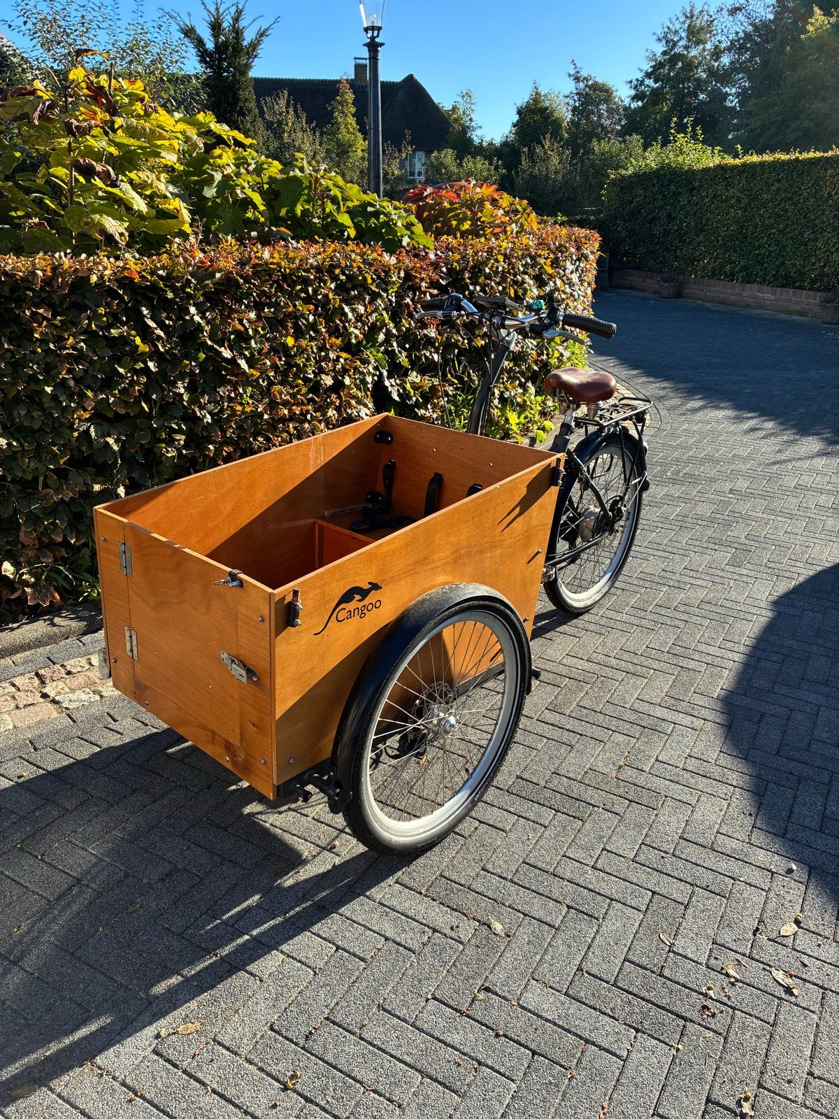 Bakfiets Cangoo - Gebruikt, goede staat, korte afstanden, Fietsen en Brommers, Gebruikt, Elektrisch, 2 kinderen, Ophalen