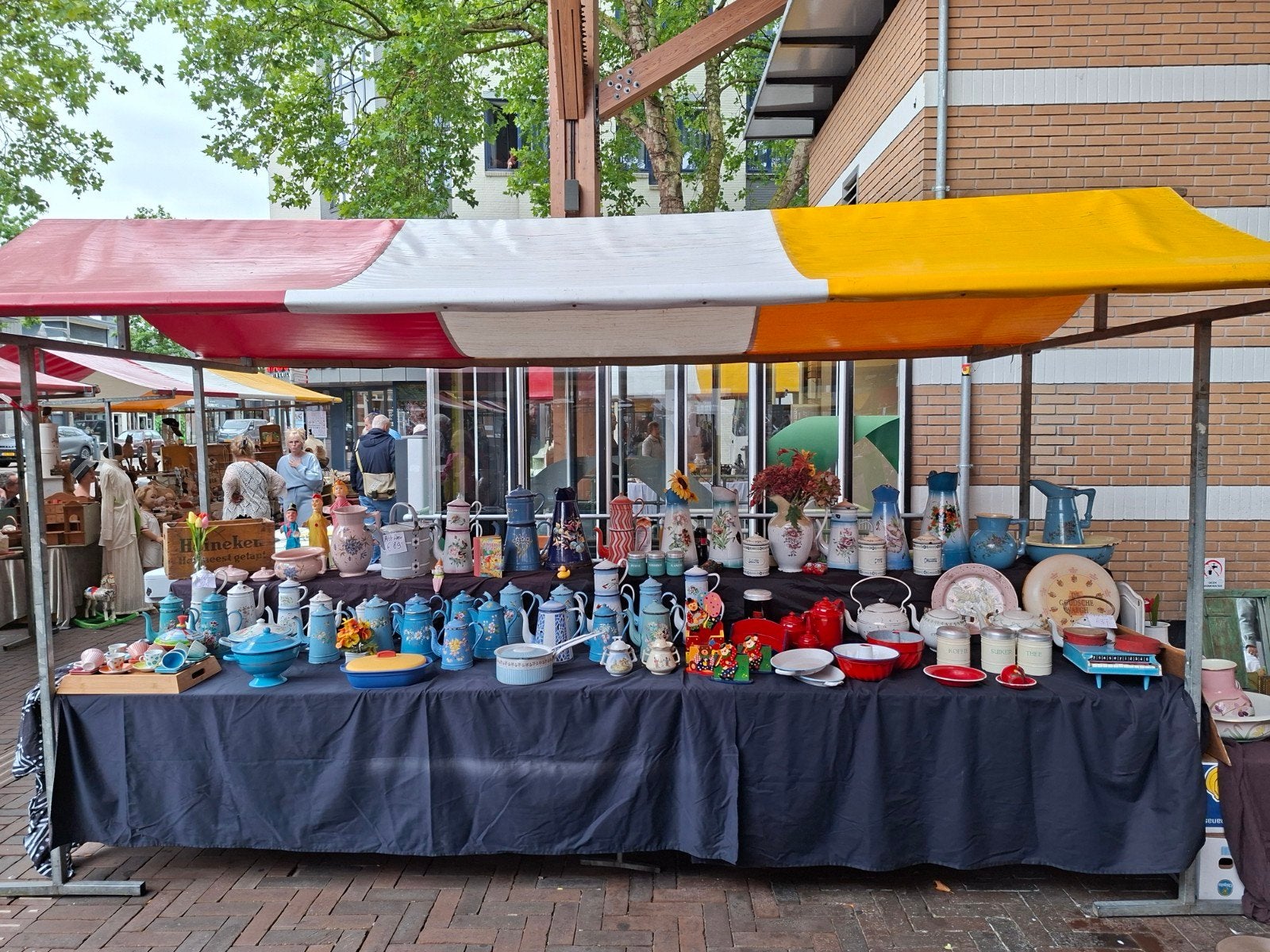 mooie decoratieve lampetkan met vioolmotief, Ophalen of Verzenden