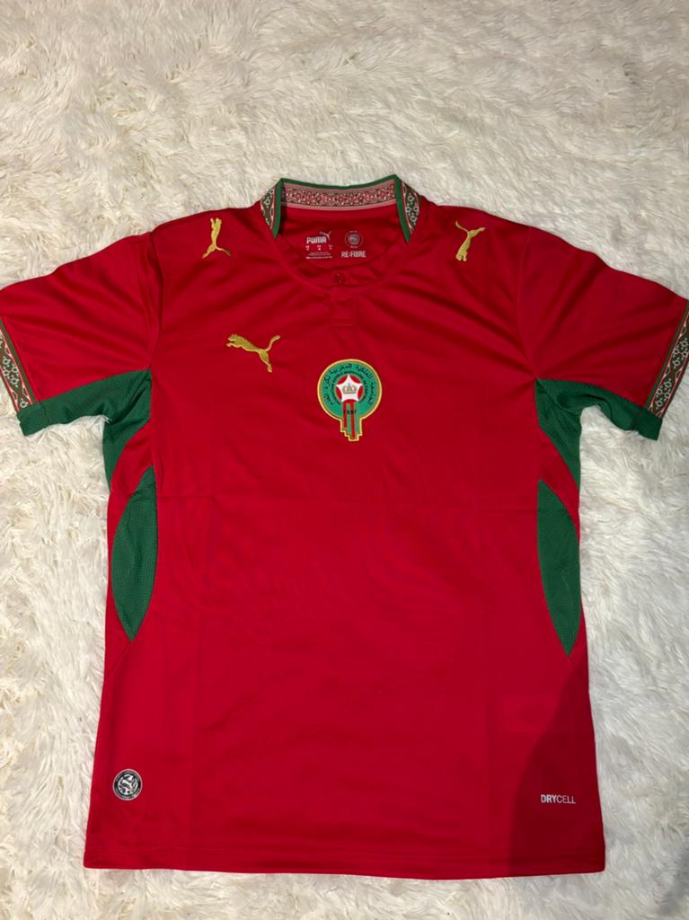 Marokko WK’26 thuishirt., Sport en Fitness, Voetbal, Maat L, Ophalen of Verzenden, Nieuw, Shirt