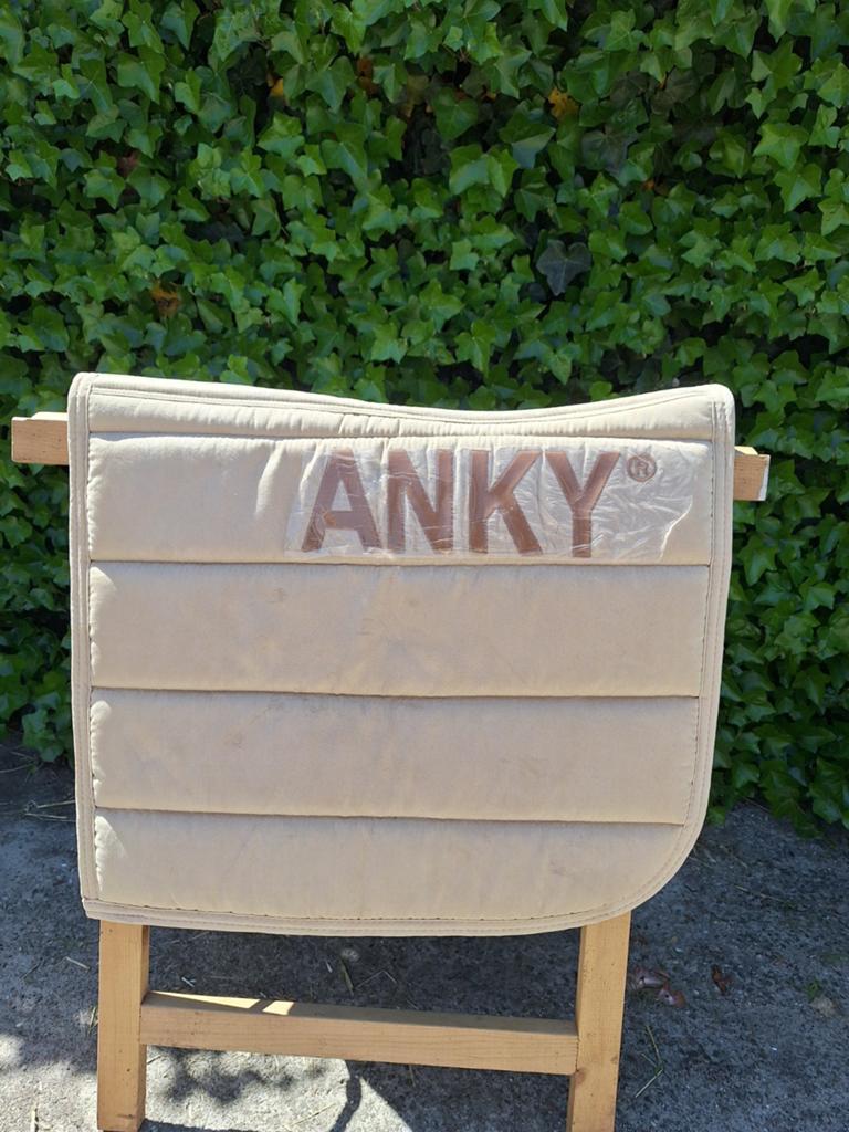 Beige Anky zadelpad/zadeldekje maat full, Dieren en Toebehoren, Ophalen of Verzenden, Nieuw