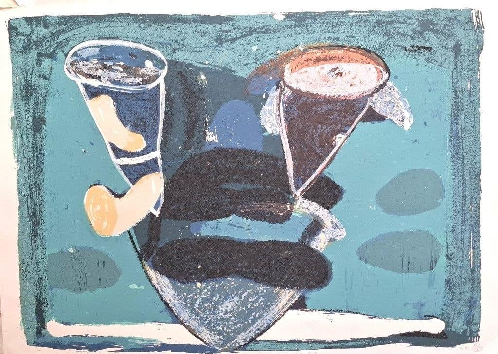 Abstract, Abstract, Ophalen of Verzenden, Lithografie, Gelimiteerde oplage