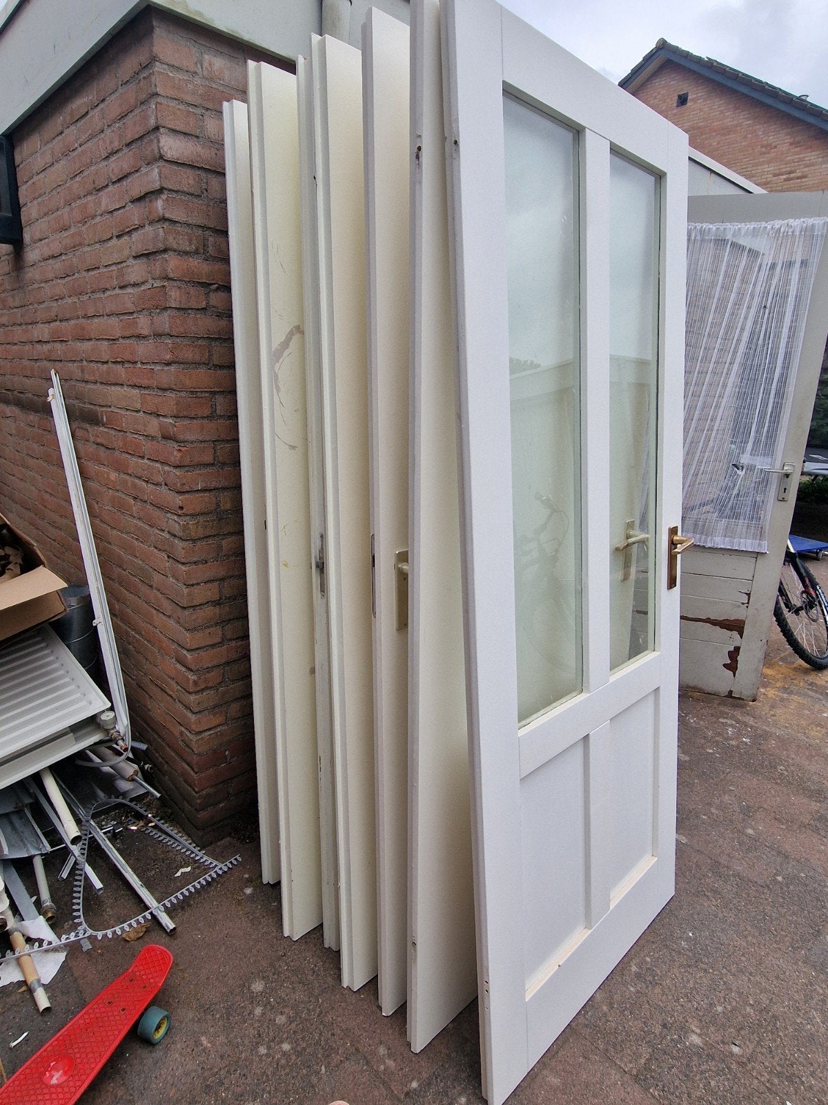 Diverse gebruikte binnendeuren opdek, Doe-het-zelf en Verbouw, Ophalen, Gebruikt, 80 tot 100 cm, Binnendeur
