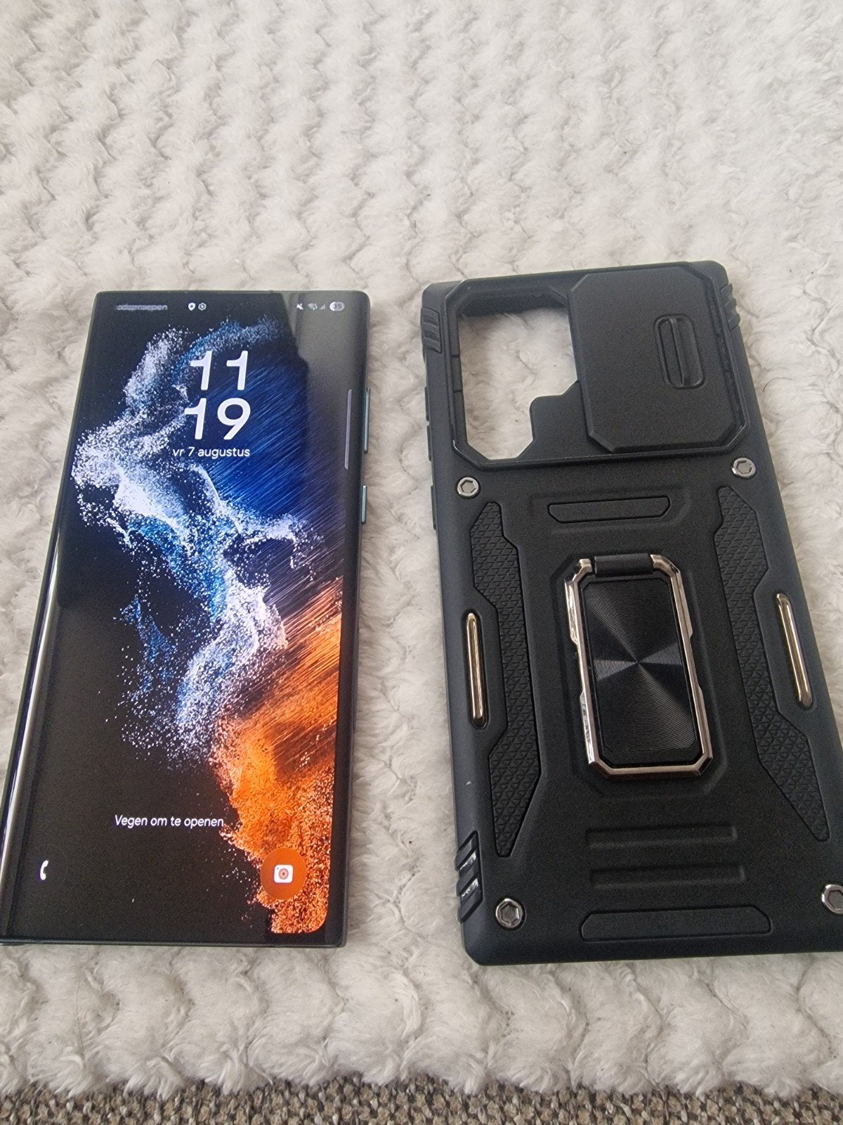 Samsung Galaxy S22 Ultra Green, Telecommunicatie, Mobiele telefoons | Samsung, Ophalen, Zwart, Touchscreen, Zo goed als nieuw