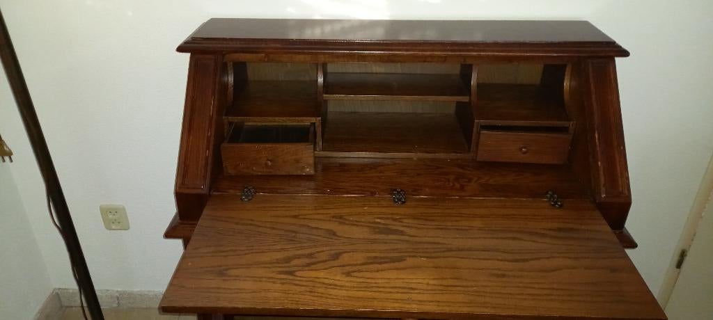 mahonie secretaire, Ophalen, Zo goed als nieuw
