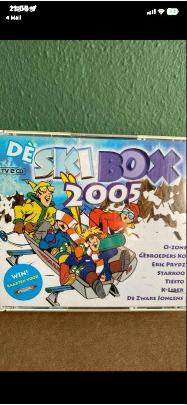 De Ski Box 2005 - 2 CD's met 41 hits, Ophalen of Verzenden, Gebruikt, Boxset
