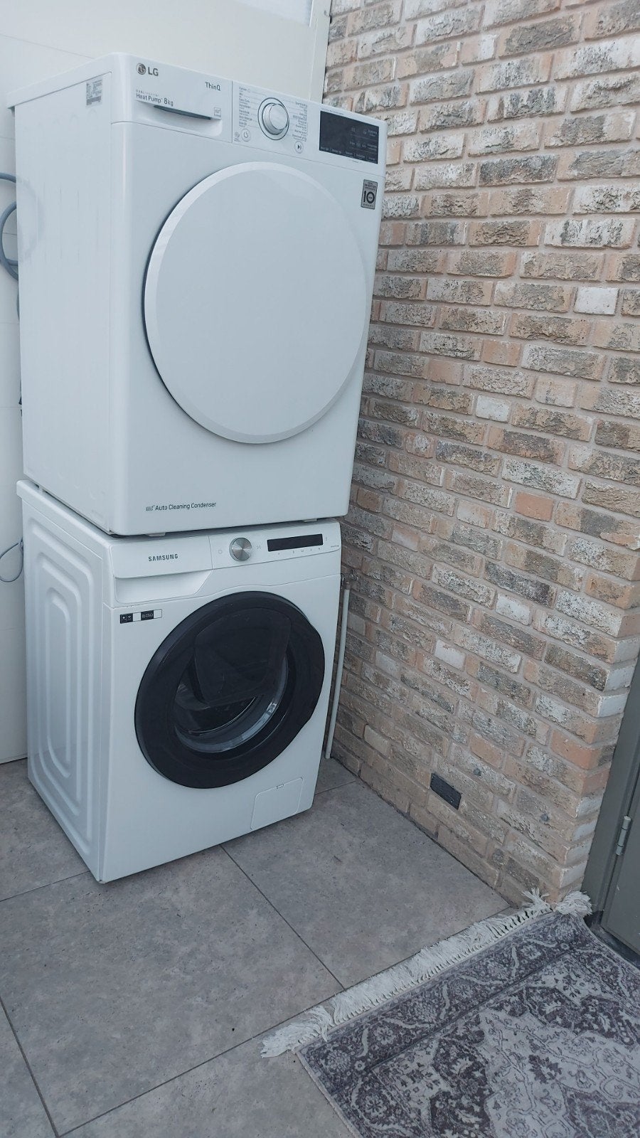 wasmachine en droger, Ophalen, 85 tot 90 cm