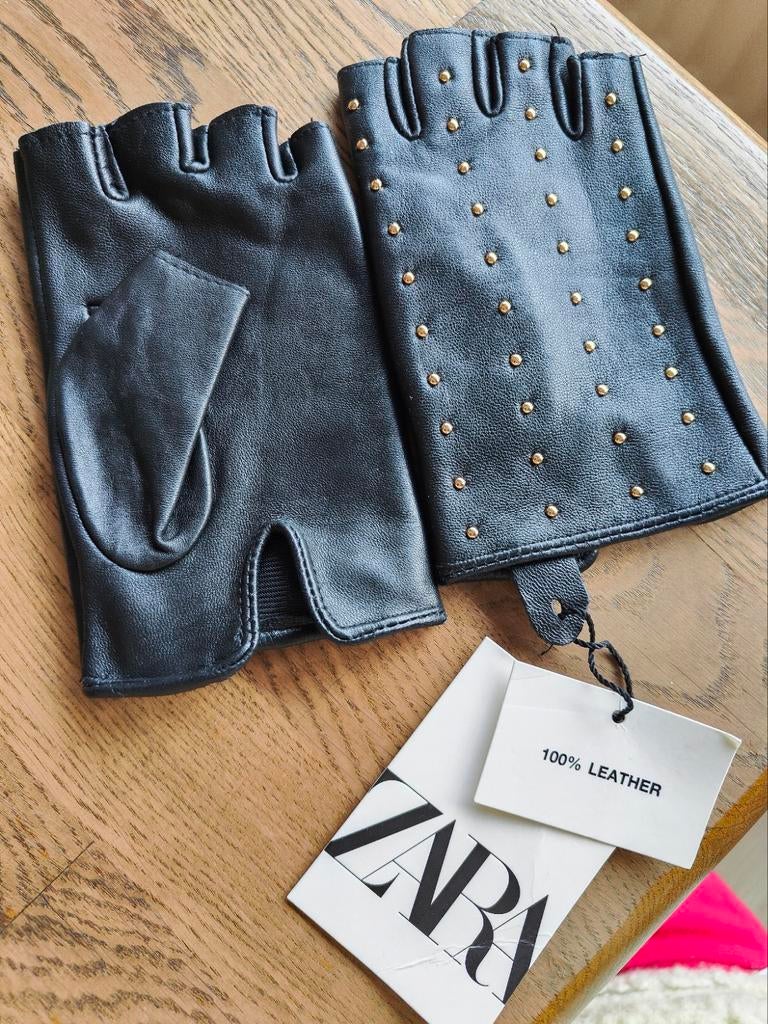 Zara M 100% leather, Kleding | Heren, Ophalen of Verzenden, Nieuw, Muts