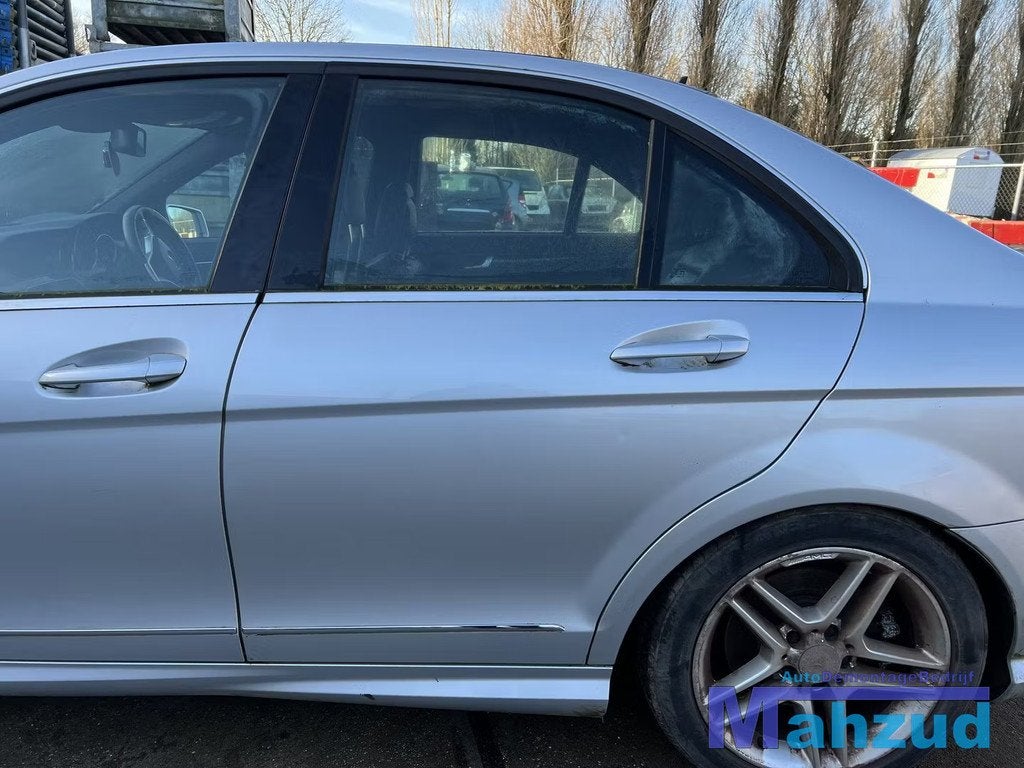 MERCEDES C KLASSE W204 zilver 775 Links achter deur 2007-201, Gebruikt, Mercedes-Benz AG, Deur, Mercedes-Benz