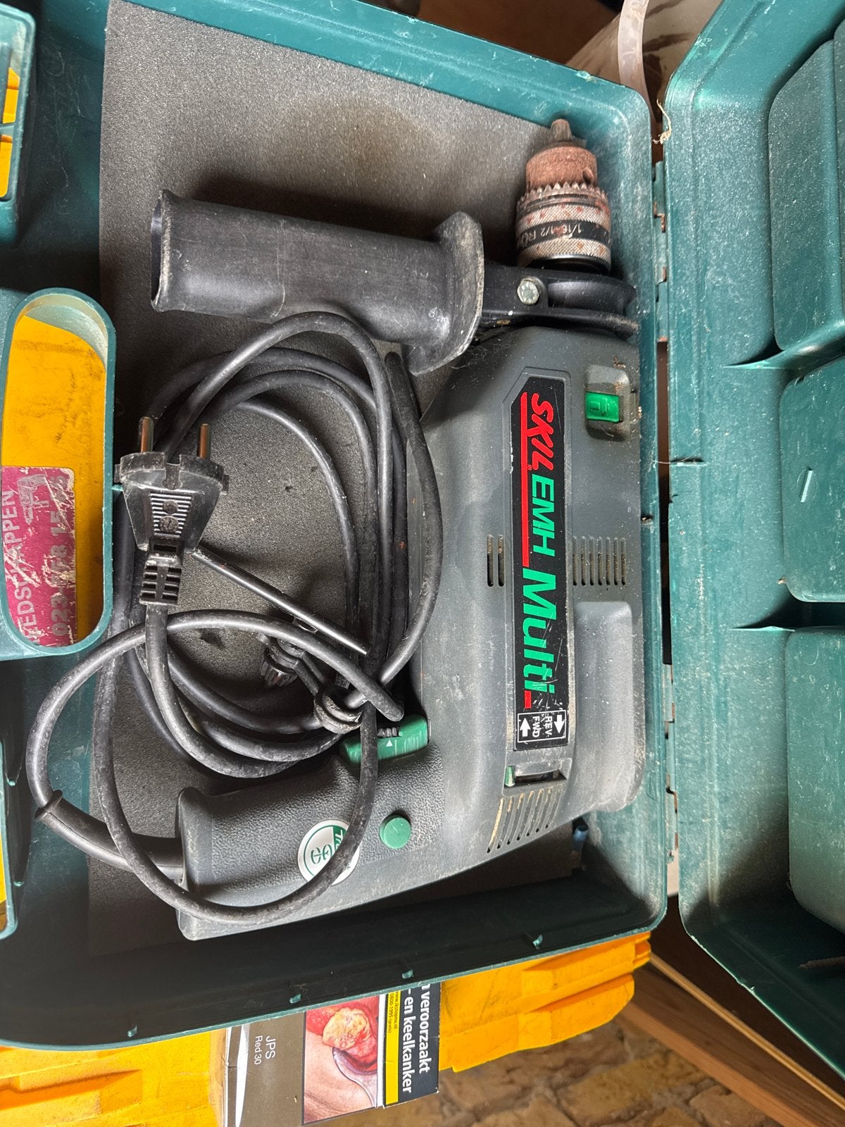 Skil EMH Multi Boormachine 6845H1 - Gebruikt, Boormachine, Gebruikt, Ophalen of Verzenden, Klopboormechanisme