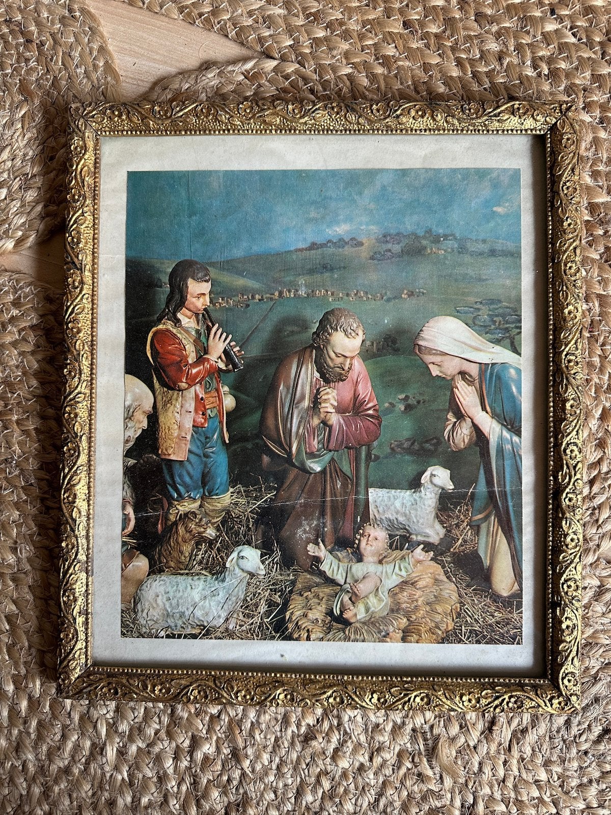 Oude kerststal prent (vaste prijs), Ophalen